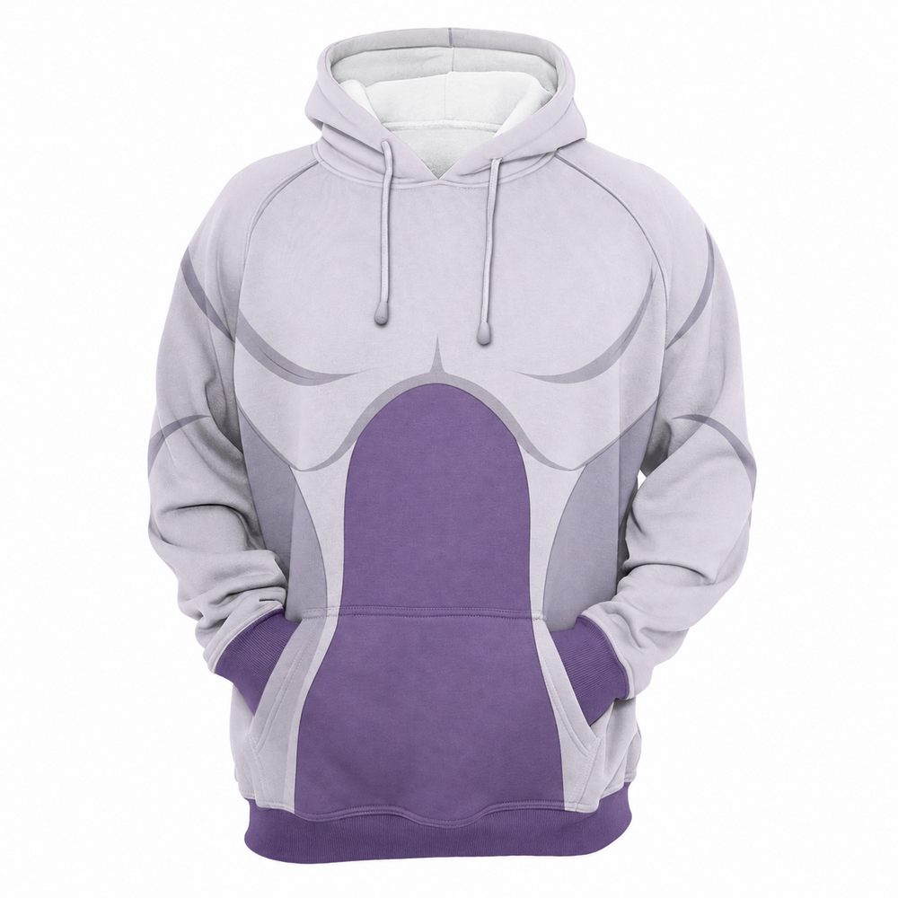 Mewtwo Lavender Tail Cosplay Hoodie - front view