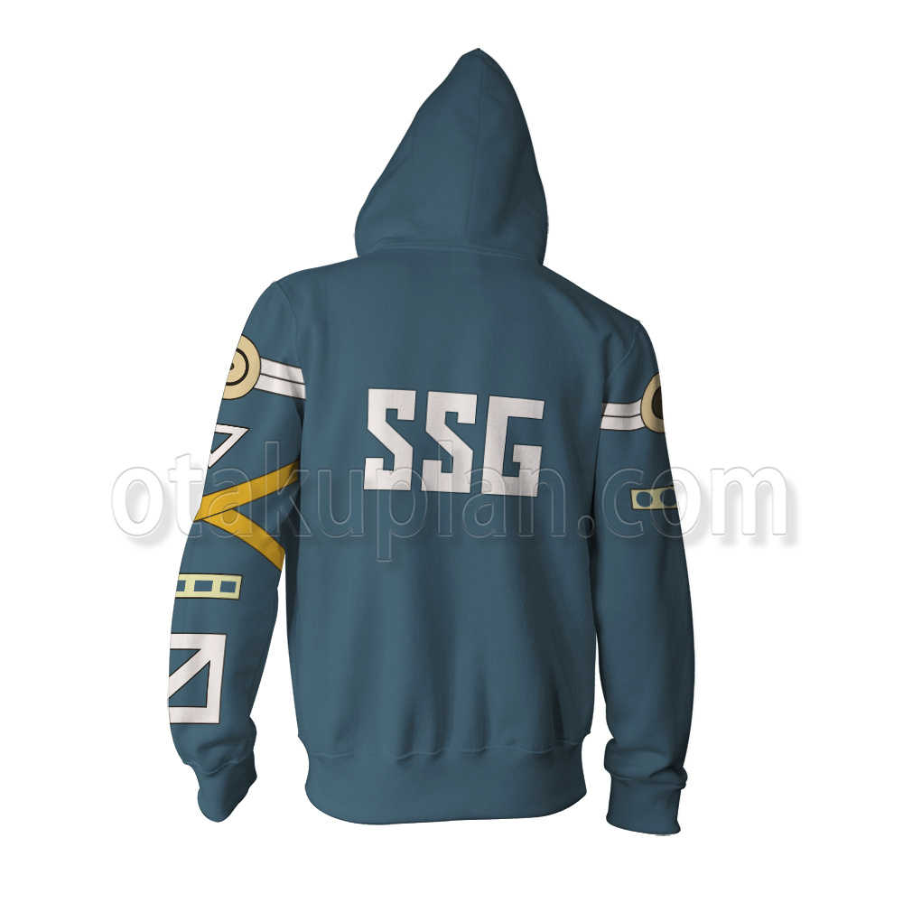 One Piece Egghead Island Roronoa Zoro Clothing Cosplay Zip Up