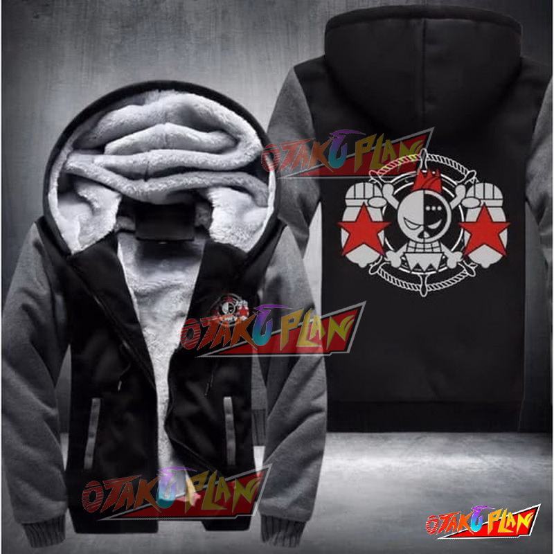 One Piece Franky Fleece Winter Jacket-otakuplan
