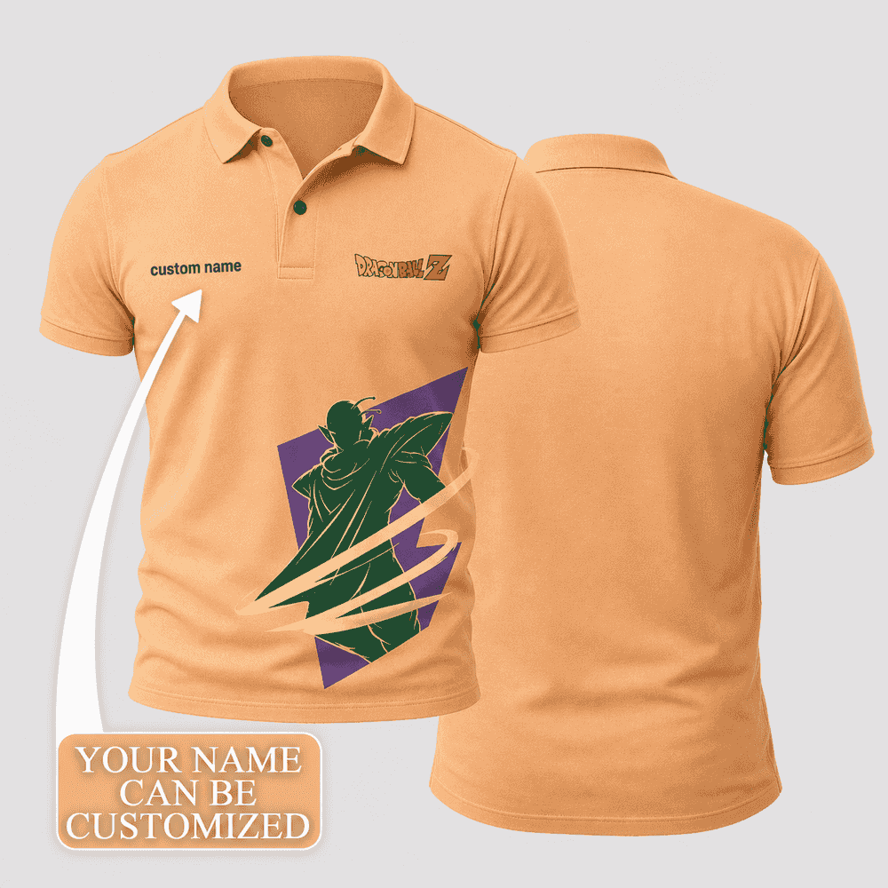 Piccolo Muted Apricot Cape Energy Shield Polo Shirt