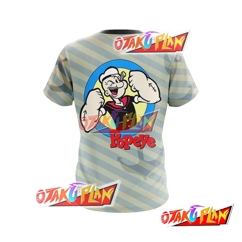 Popeye Characters New Unisex 3D T-shirt – otakuplan