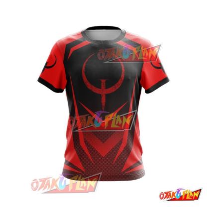 Quake Red Cosplay T-shirt-otakuplan