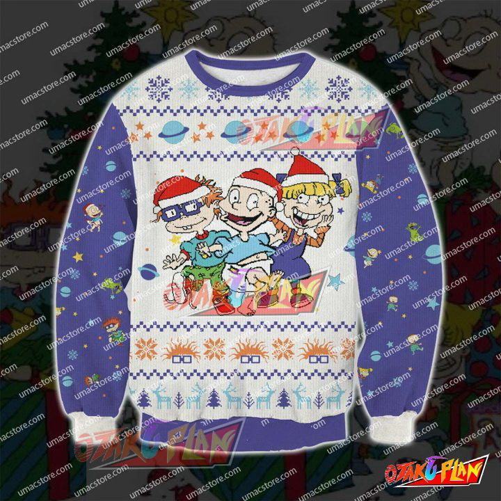 Rugrats 0511 3D Print Ugly Christmas Sweatshirt-otakuplan