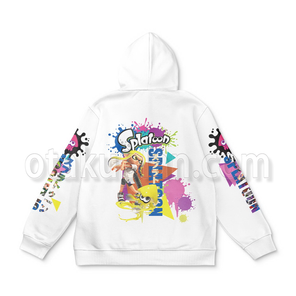 Splatoon Jet Octopus Camouflage Pattern Streetwear Hoodie otakuplan