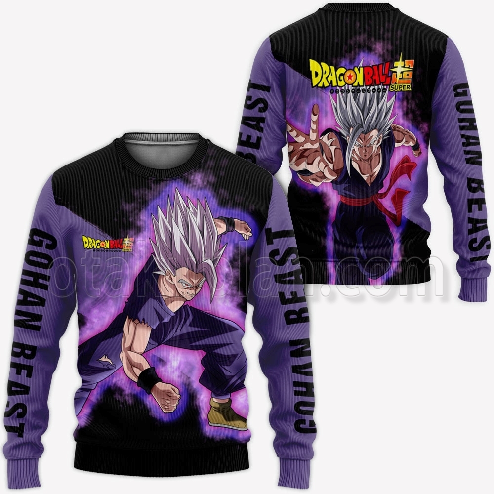 Super Gohan Beast Hoodie Custom