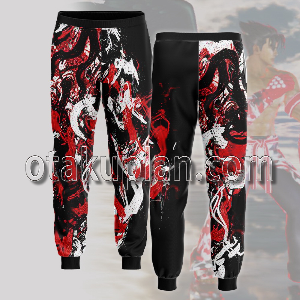 Tekken 8 Jin Kazama 1 Wing Cosplay Jogger Pants – otakuplan