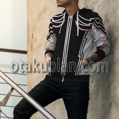 Tekken 8 Jin Kazama Cosplay Zip Up Hoodie – otakuplan