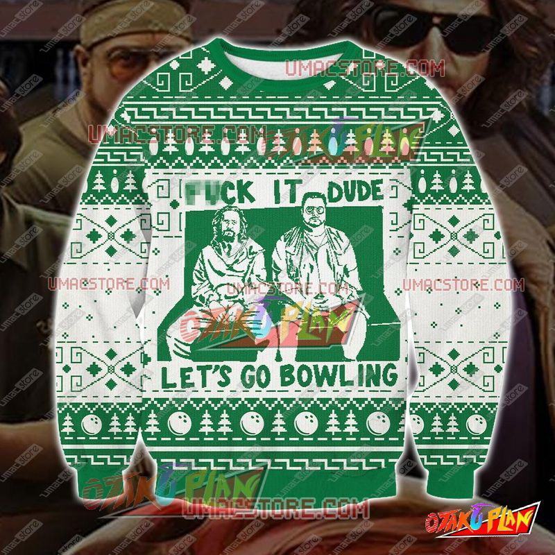 The Big Lebowski 3D Print Pattern Ugly Christmas Sweatshirt-otakuplan