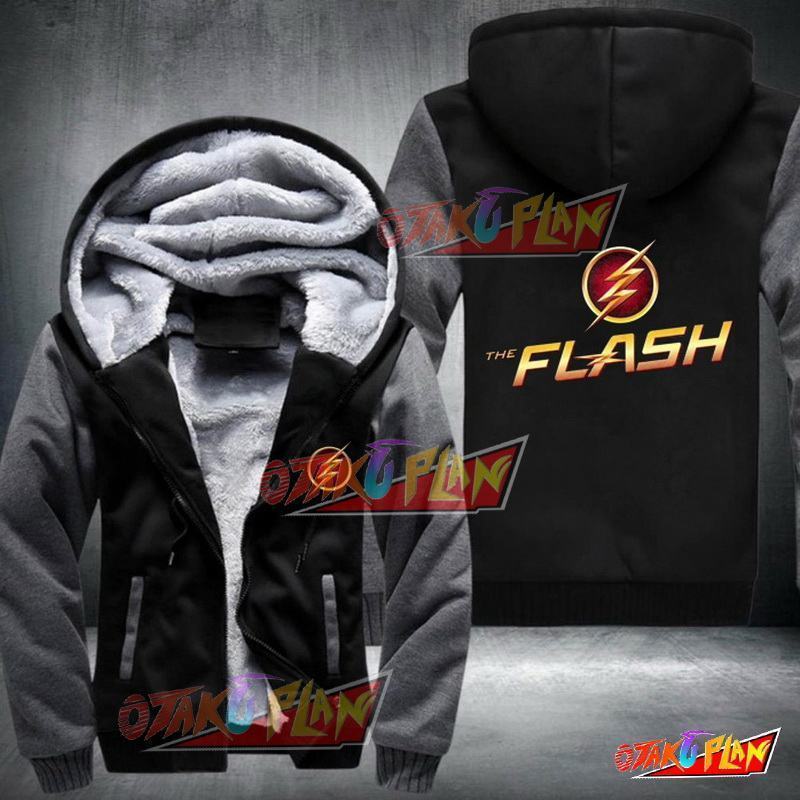 The Flash Fleece Winter Jacket-otakuplan