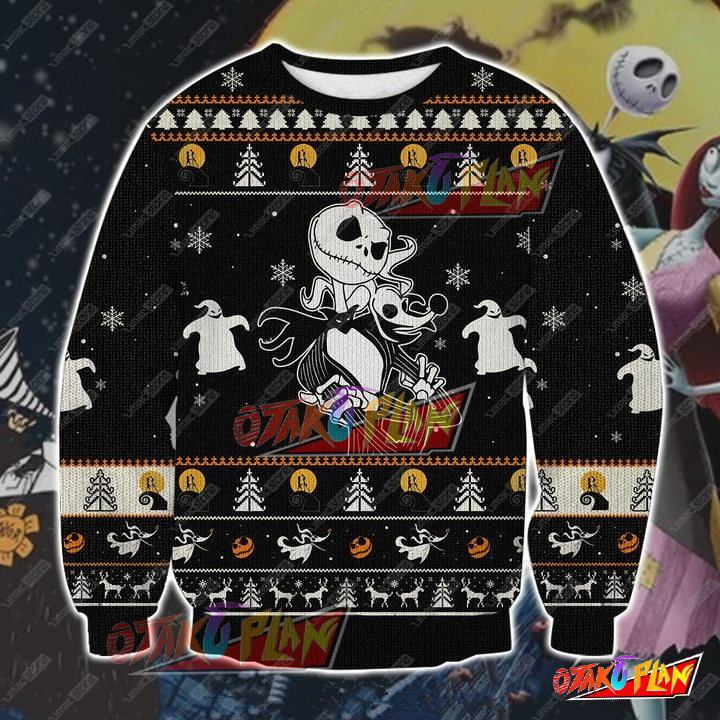 The Nightmare Before Christmas New Year Winter Js07 3D Print Ugly Christmas Sweatshirt-otakuplan