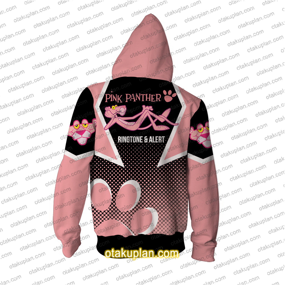山佐ネクスト　PINK PANTHERSP　未加工 The Pink Panther Logo Zip Up Hoodie – otakuplan