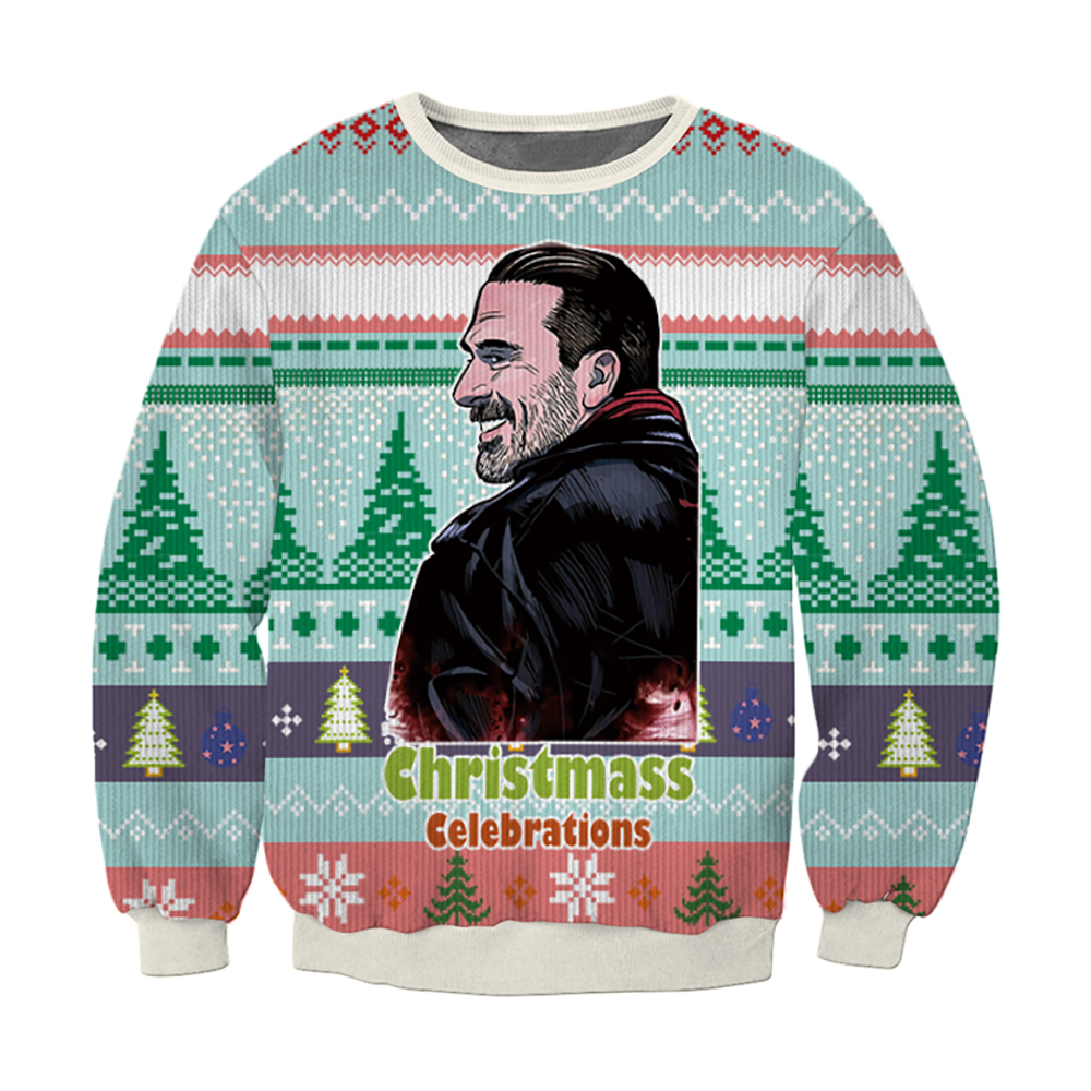 Negan christmas sweater hotsell