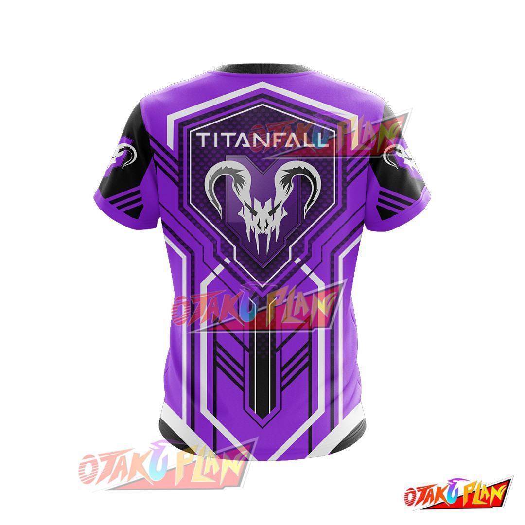 Titanfall Apex Predator Purple Cosplay T-shirt-otakuplan