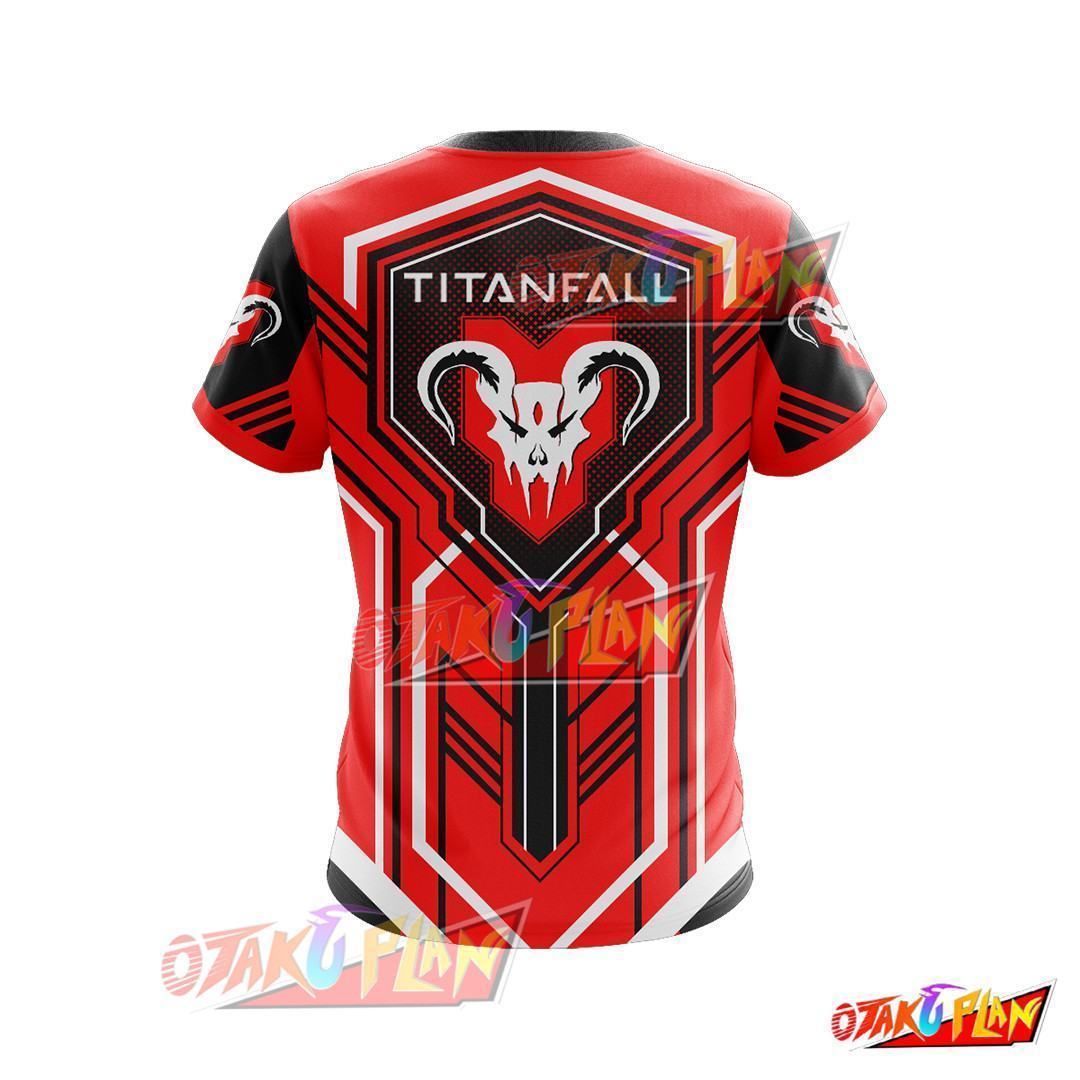 Titanfall Apex Predator Red Cosplay T-shirt-otakuplan