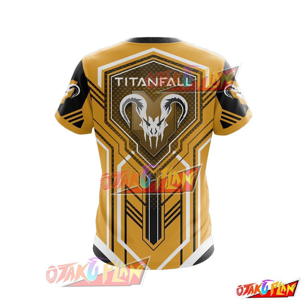 Titanfall Apex Predator Yellow Cosplay T-shirt-otakuplan