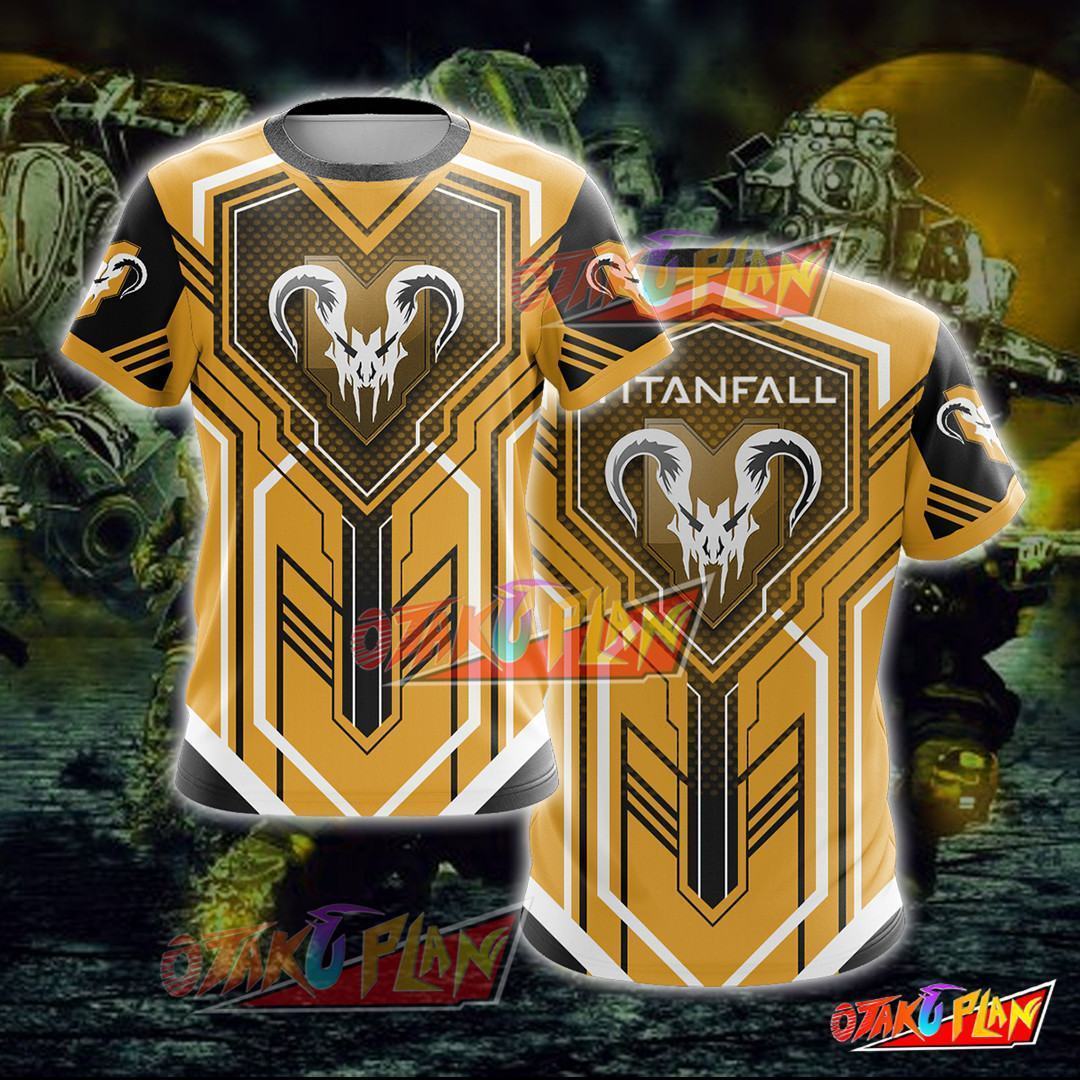 Titanfall Apex Predator Yellow Cosplay T-shirt-otakuplan