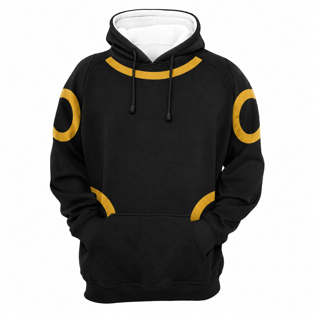 Umbreon Black Rings Cosplay Hoodie - front view