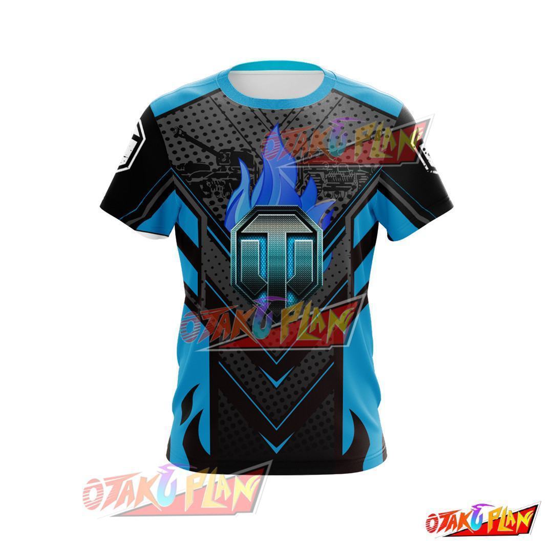 World Of Tanks Blue Cosplay T-shirt-otakuplan