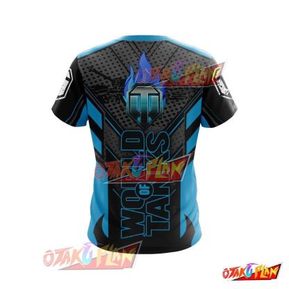 World Of Tanks Blue Cosplay T-shirt-otakuplan