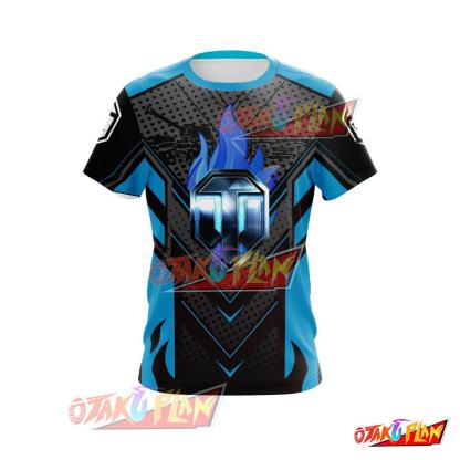 World Of Tanks Blue V1 Cosplay T-shirt-otakuplan