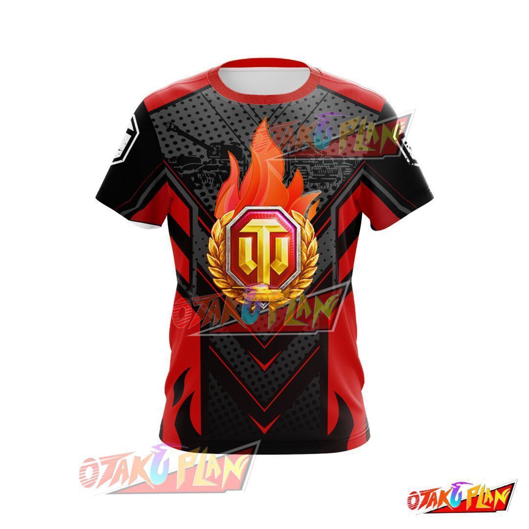 World Of Tanks Red Cosplay T-shirt-otakuplan