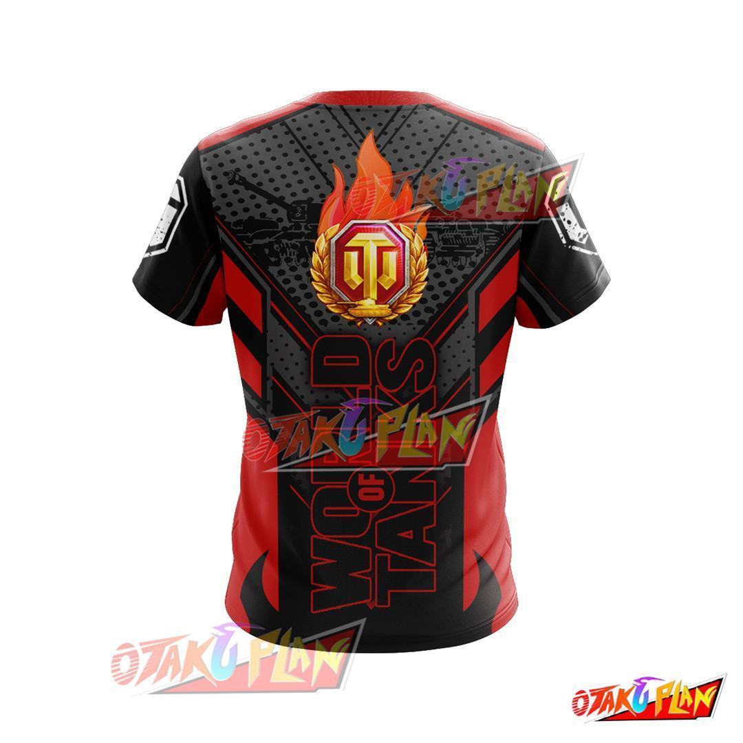 World Of Tanks Red Cosplay T-shirt-otakuplan