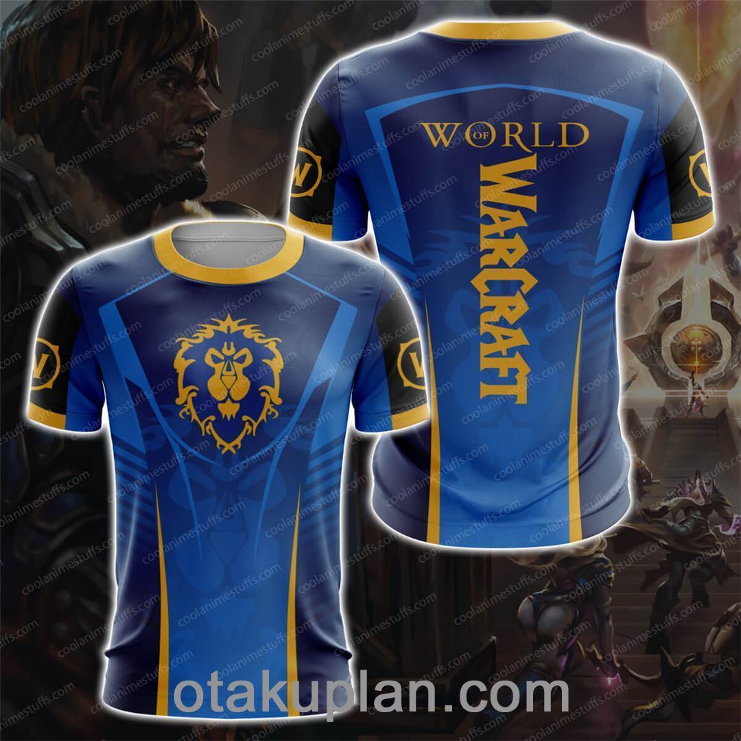 World Of Warcraft T-shirt V2-otakuplan