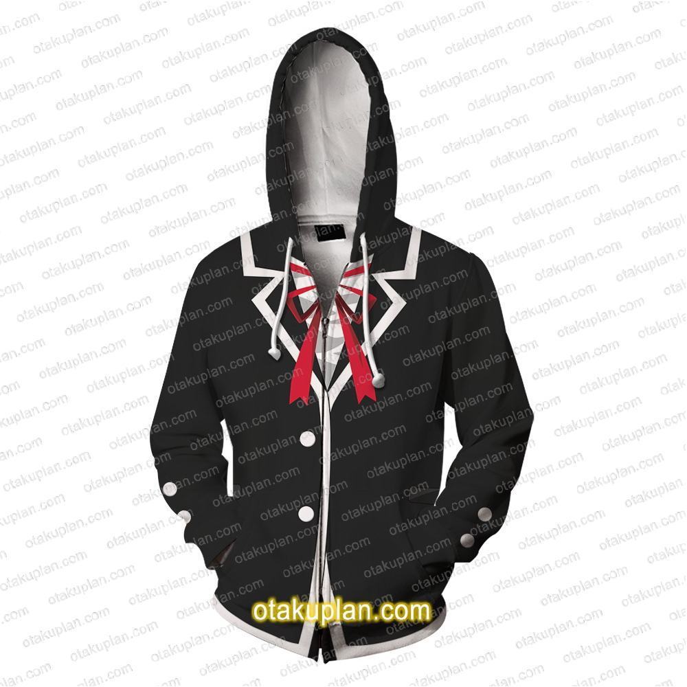 My Youth Romantic Comedy Is Wrong, As I Expected Kan Uniform Cosplay Zip Up Hoodie-otakuplan