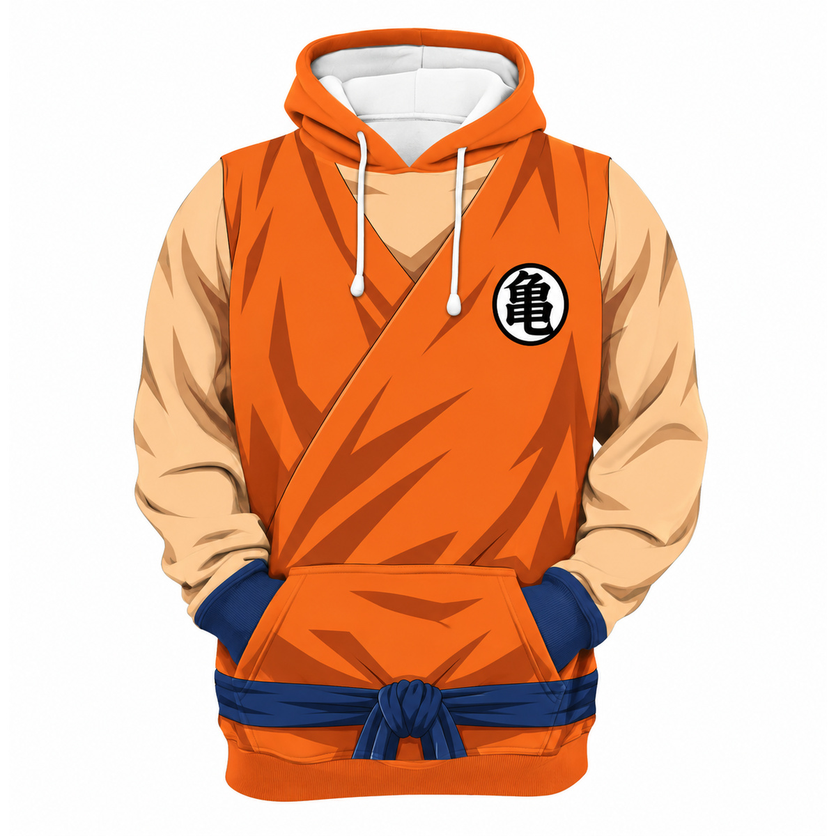 Yamcha Orange Gi Cosplay Hoodie - front view