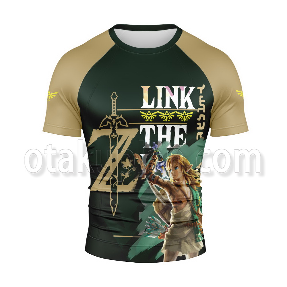 Zelda Tears of the Kingdom Rash Guard Compression Shirtotakuplan