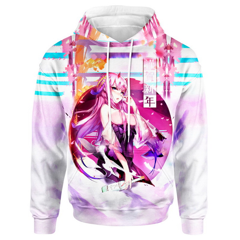 Zero Two Full of Charm Hoodie / T-Shirt-otakuplan