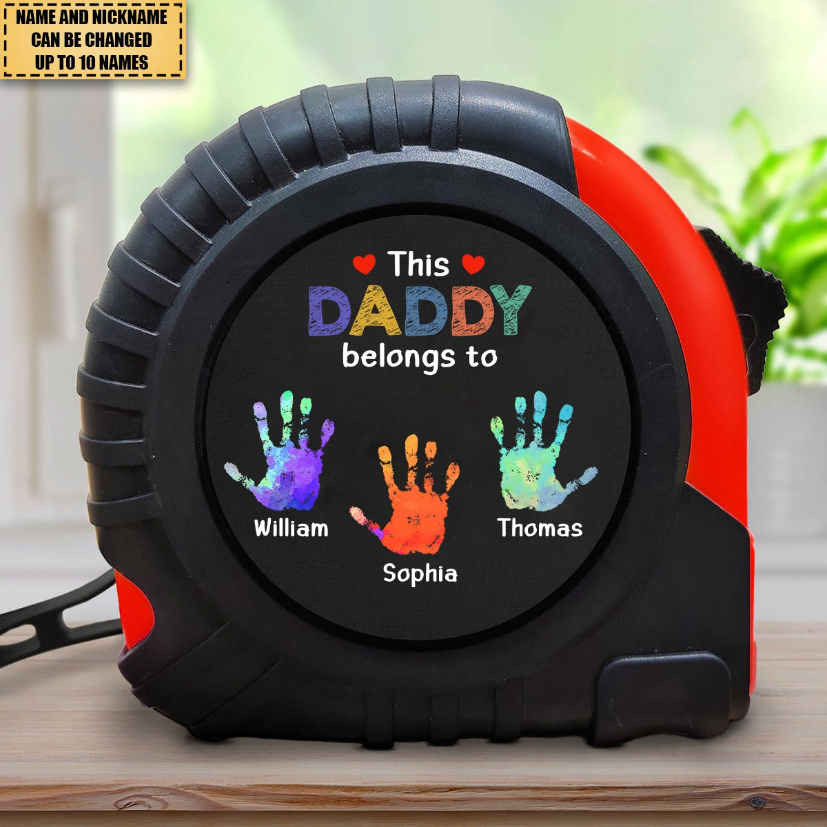 This Grandpa Daddy Belongs To - Gift For Dad, Father, Grandfather -  Tape Measure