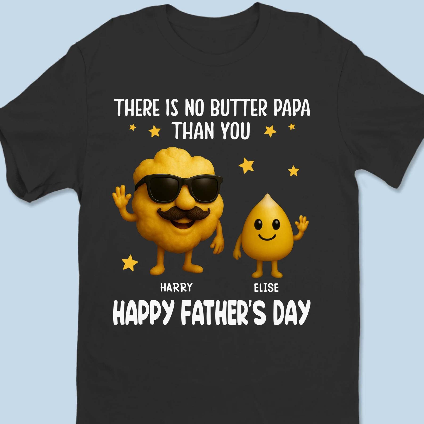 There Is No Butter Pop Than You - Family  Unisex T-shirt, Premium T-shirt, Hoodie - Father's Day, Gift For Dad, Grandpa