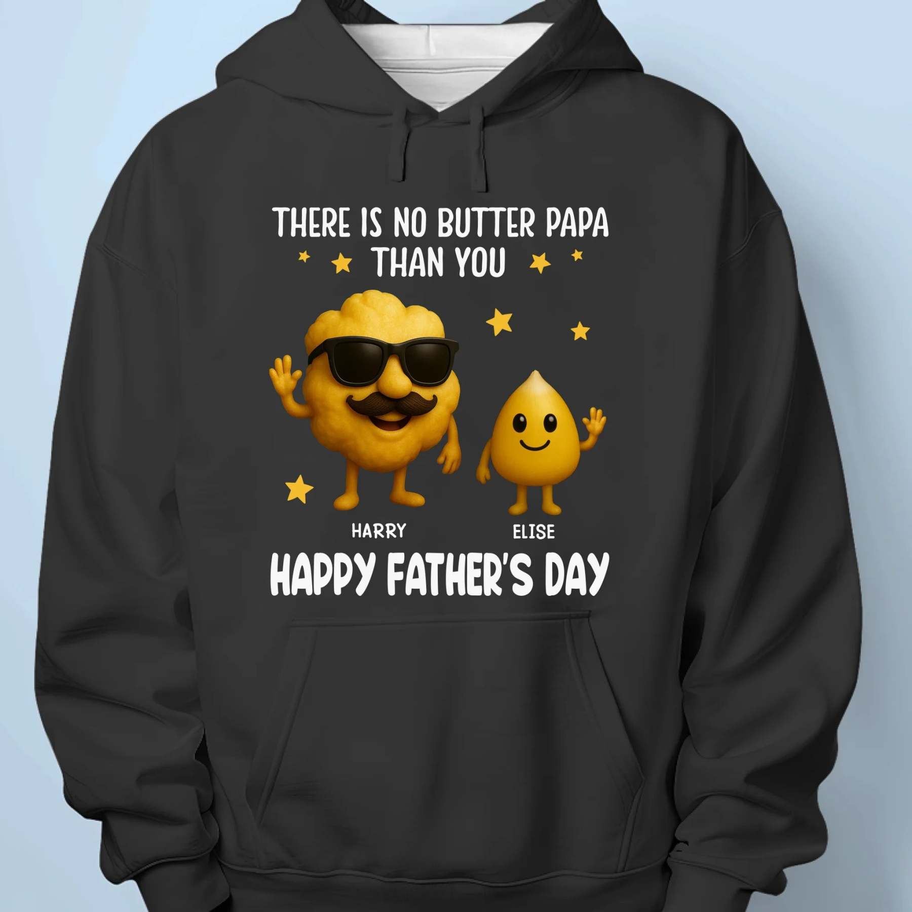 There Is No Butter Pop Than You - Family  Unisex T-shirt, Premium T-shirt, Hoodie - Father's Day, Gift For Dad, Grandpa