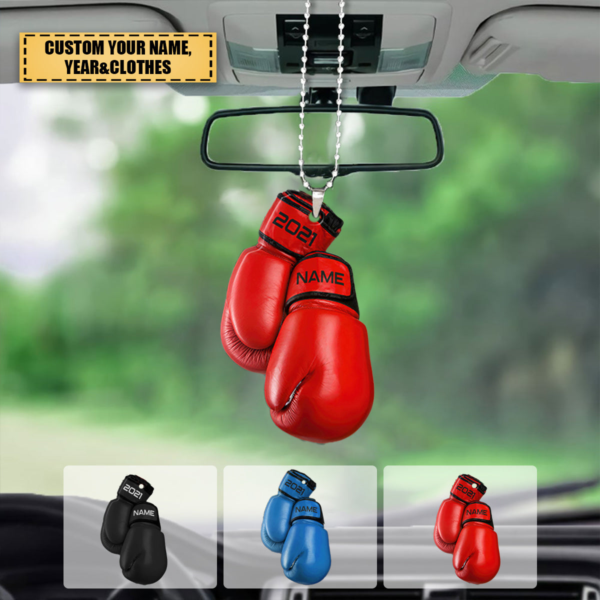  Boxing Glove Acrylic Ornament - Housewarming Gift, Sports Lover, UFC Decor gift