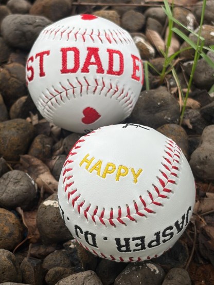 Custom Embroidered Sport Baseball & Softball - Father's Day Gift