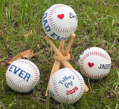 Custom Embroidered Sport Baseball & Softball - Father's Day Gift