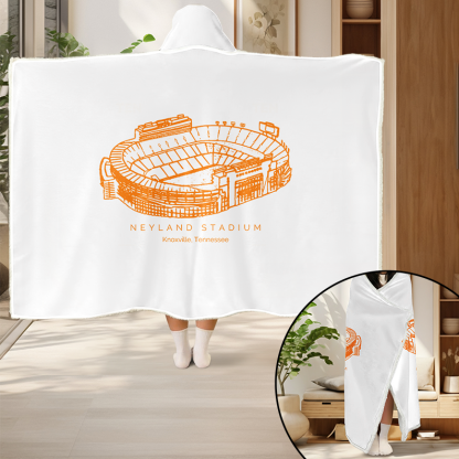 Personalized Neyland Stadium Sport Hooded Blanket