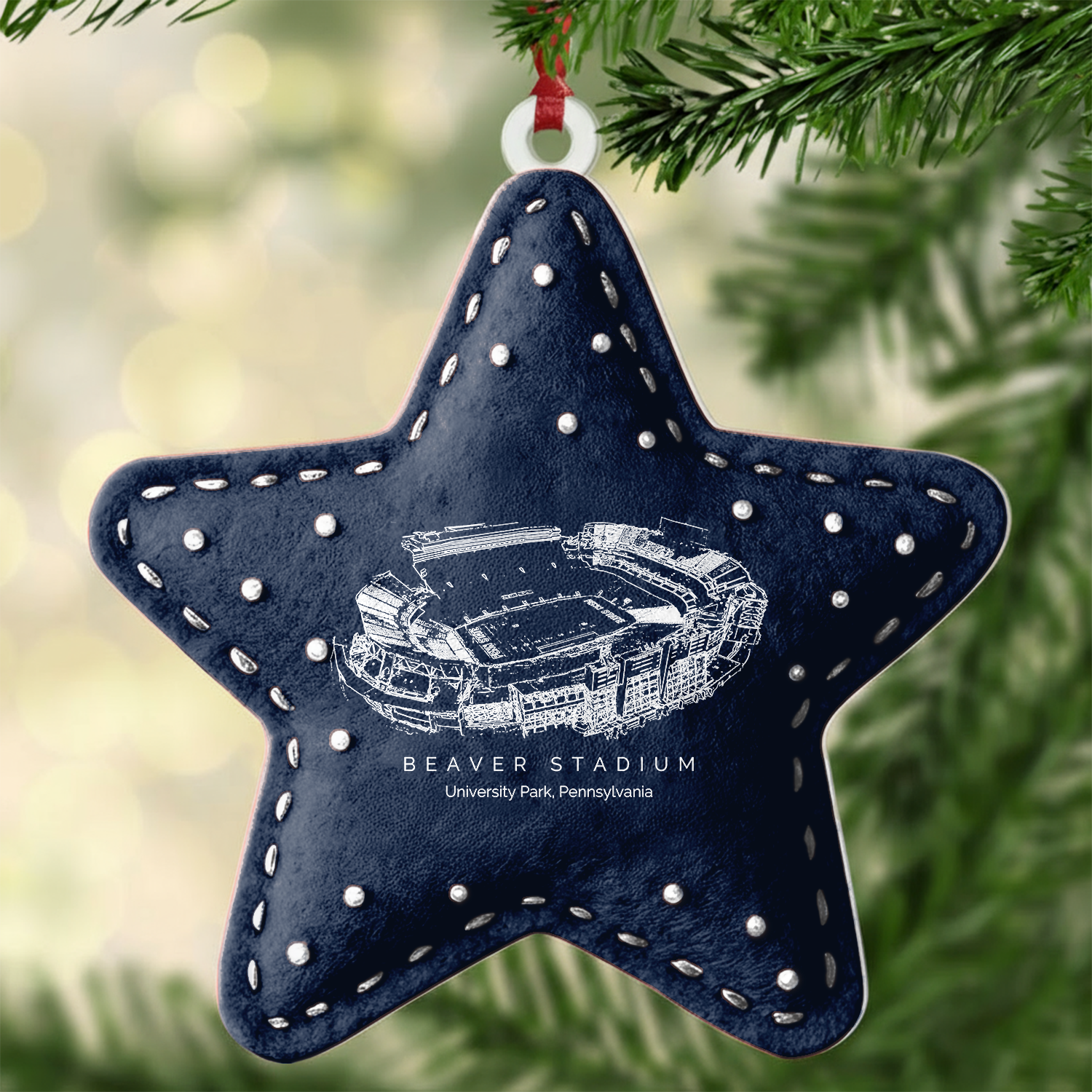 Custom Beaver Stadium Christmas Acrylic Ornament Gift For Family Member - Limited Edition