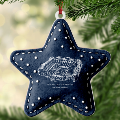Custom Michigan Stadium Christmas Acrylic Ornament Gift For Family Member - Limited Edition