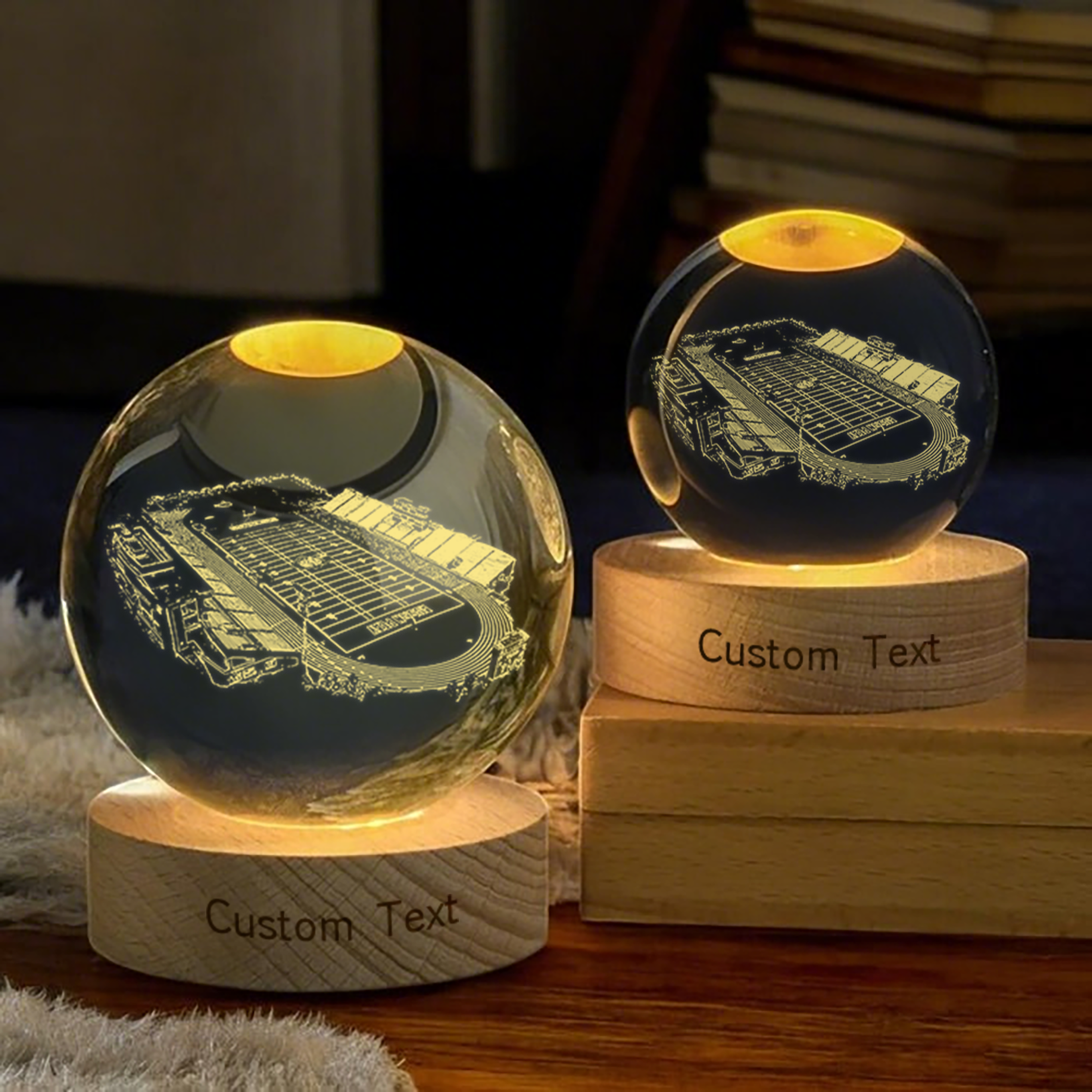 Fortera Stadium 3D Spherical Crystal Lamp