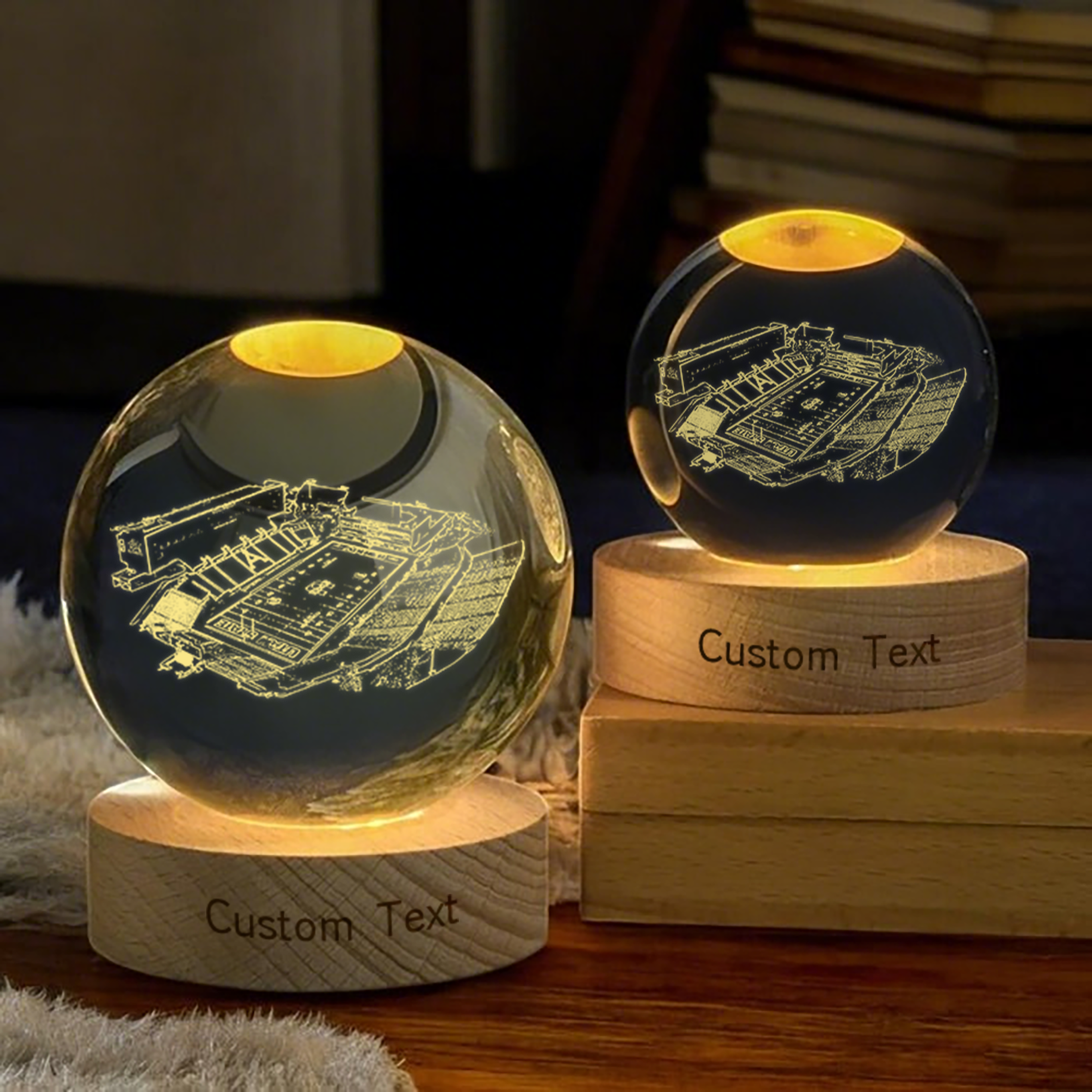 Maverik Stadium 3D Spherical Crystal Lamp