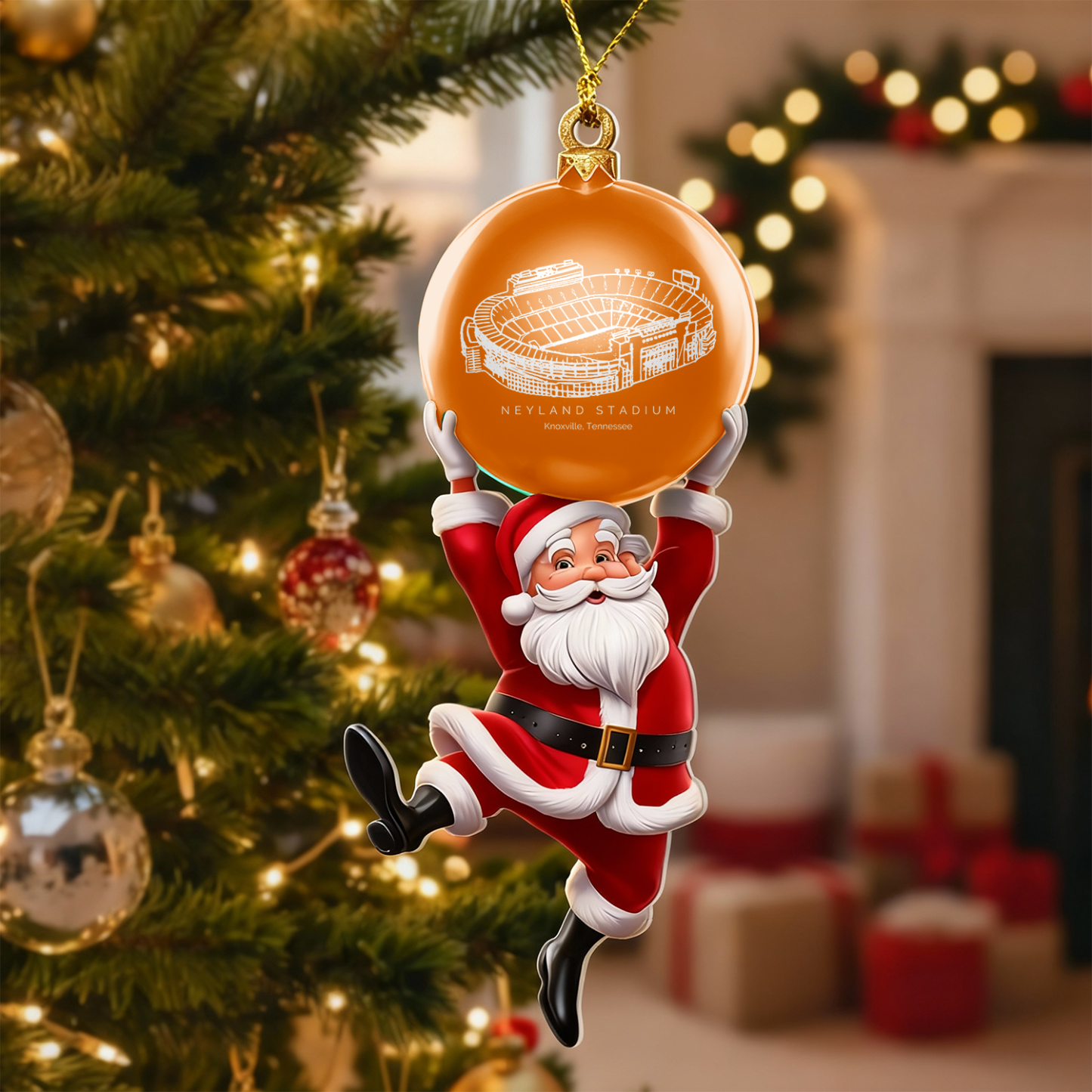 Custom Stadium Christmas Acrylic Decorations, A Gift For Fans - Limited Edition