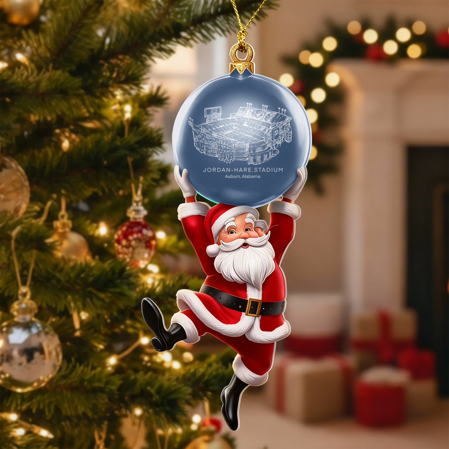 Custom Stadium Christmas Acrylic Decorations, A Gift For Fans - Limited Edition