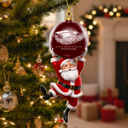 Personalized Davis-Wade Stadium Christmas Acrylic Decorations, A Gift For Fans - Limited Edition