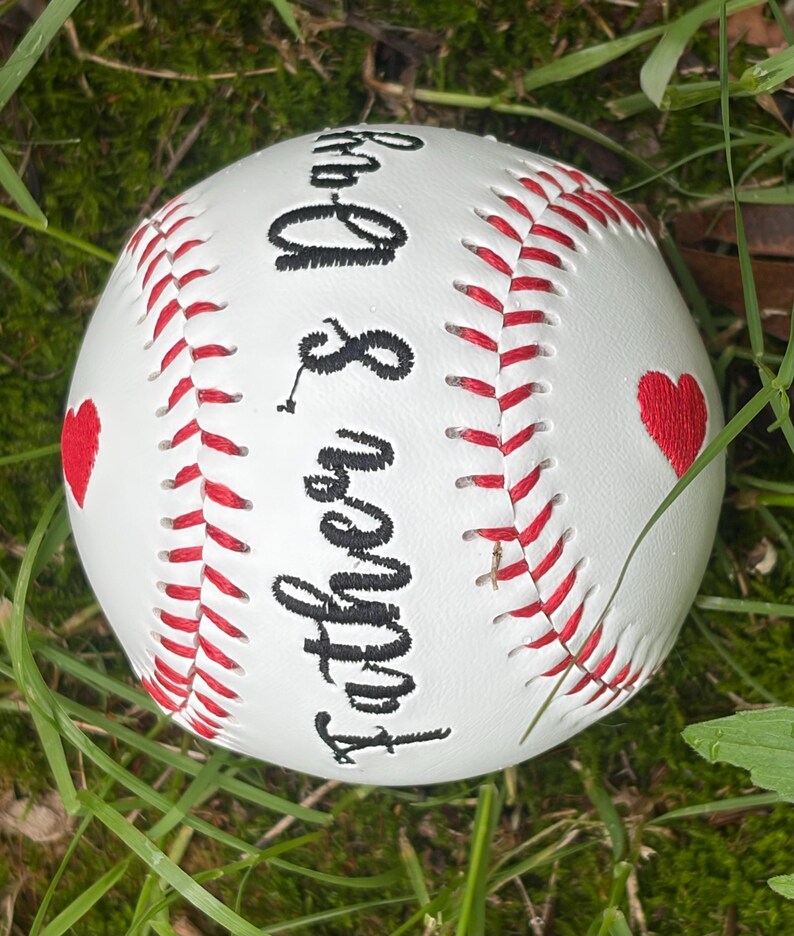 Custom Embroidered Sport Baseball & Softball - Father's Day Gift