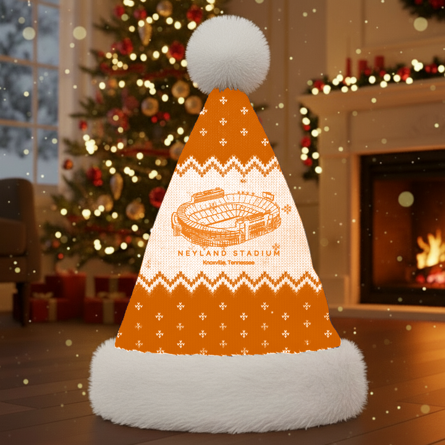 Personalized Neyland Stadium Santa Hat, A Perfect Christmas Gift For Family - Limited Edition