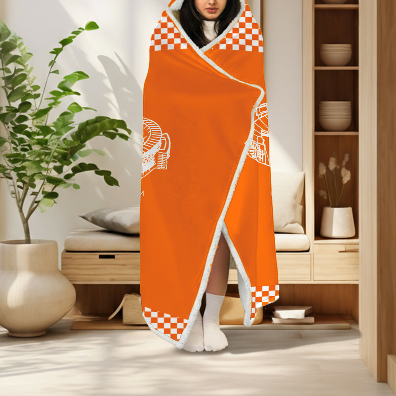 Personalized Neyland Stadium Sport Hooded Blanket