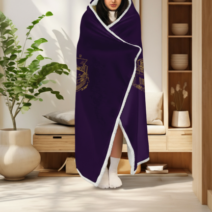 Personalized Tiger Stadium Sport Hooded Blanket