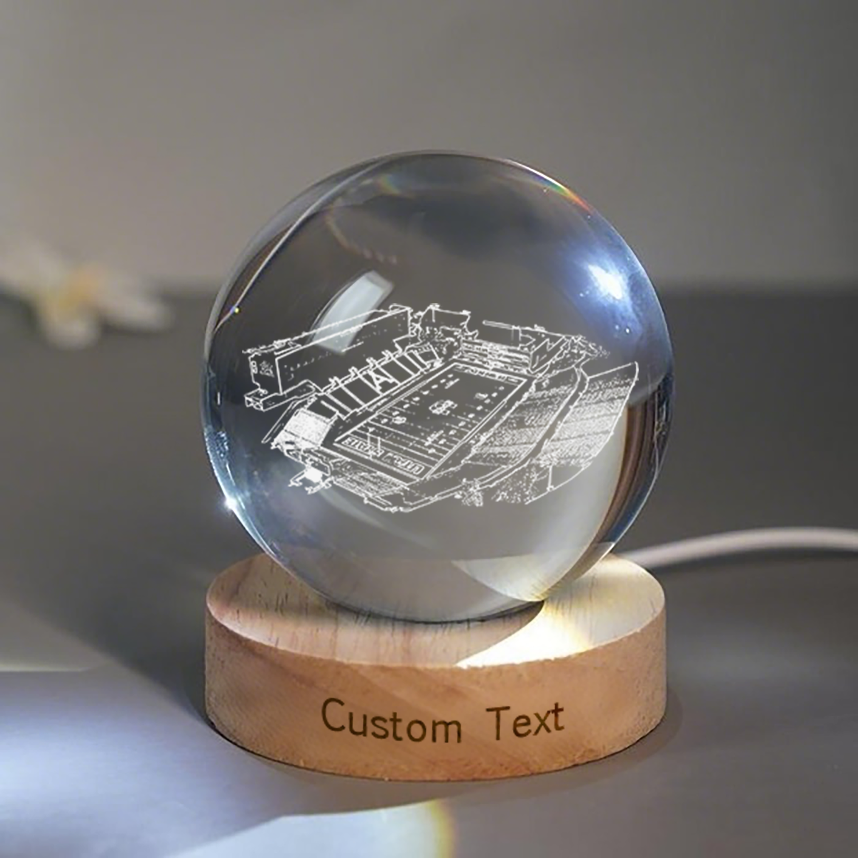 Maverik Stadium 3D Spherical Crystal Lamp